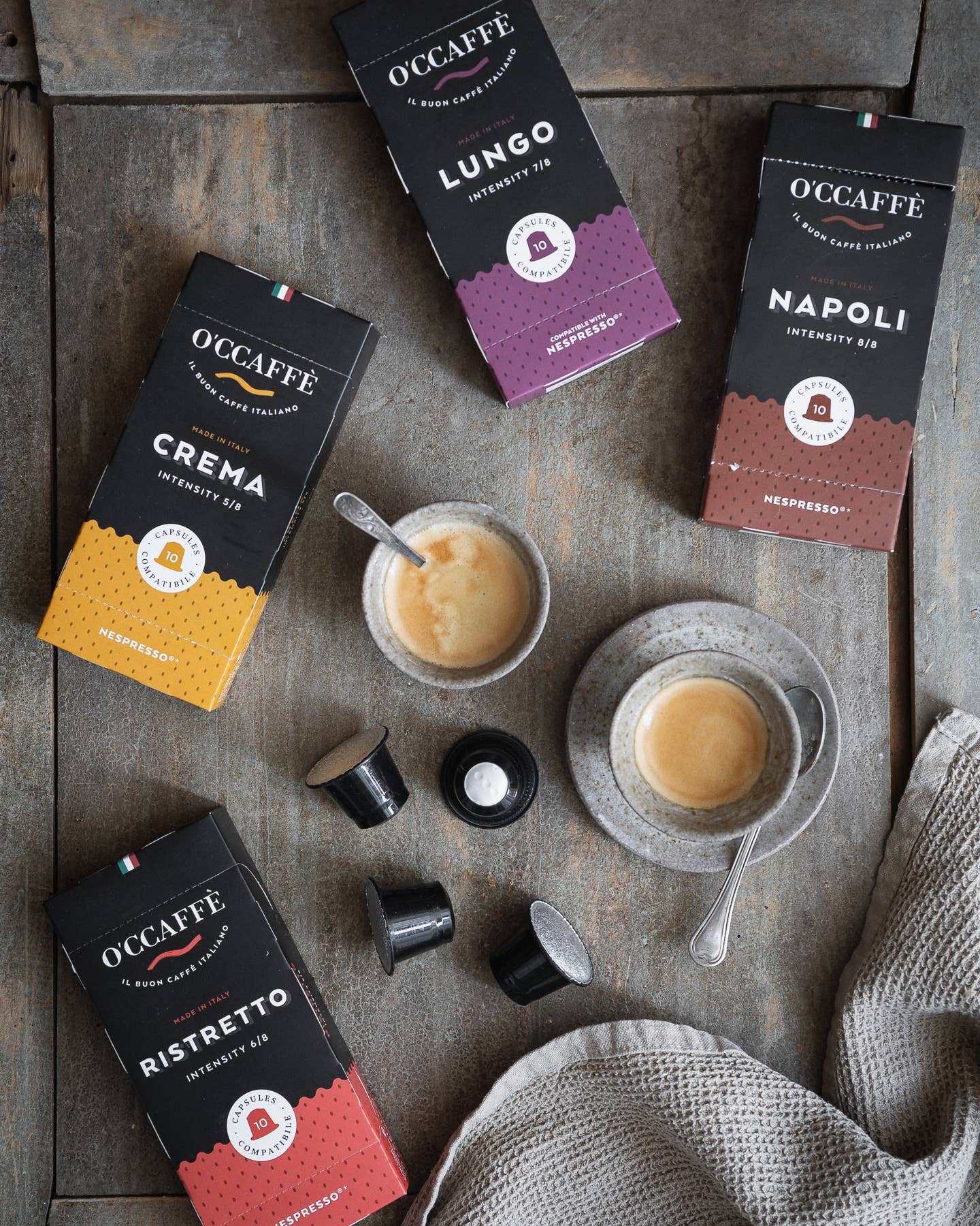 Italvi srl - Wholesale Coffee Pods - Nespresso compatibles capsule Aluminum - Napoli 5