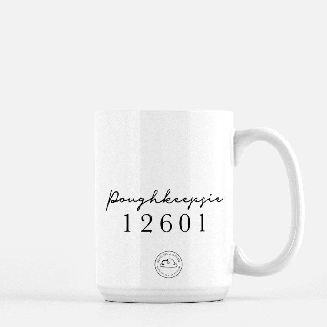 Send Me a Dream - Wholesale Coffee Mug - 15 oz Custom City & Zip Code Luxe Mug4