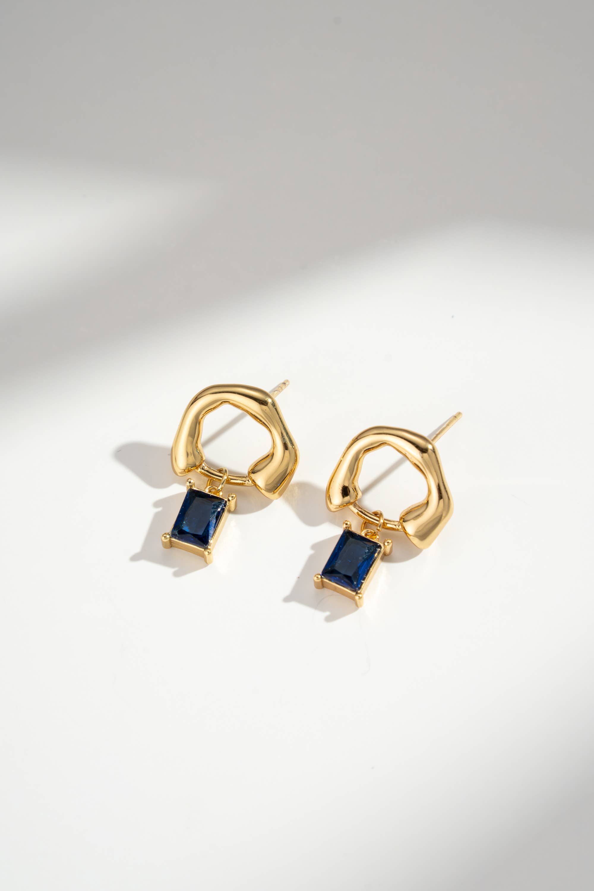 COSMOS - Venta al por mayor Pendientes colgantes - Aros de acero inoxidable cristal claro noche elegante2