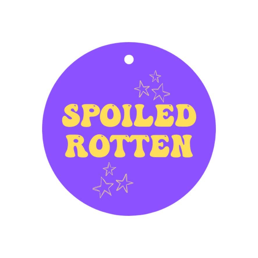 Peace, Love and Sarcasm – Pendente para coleira - Gato e cão por atacado – Encanto de Cachorro Mimado e Malcriado