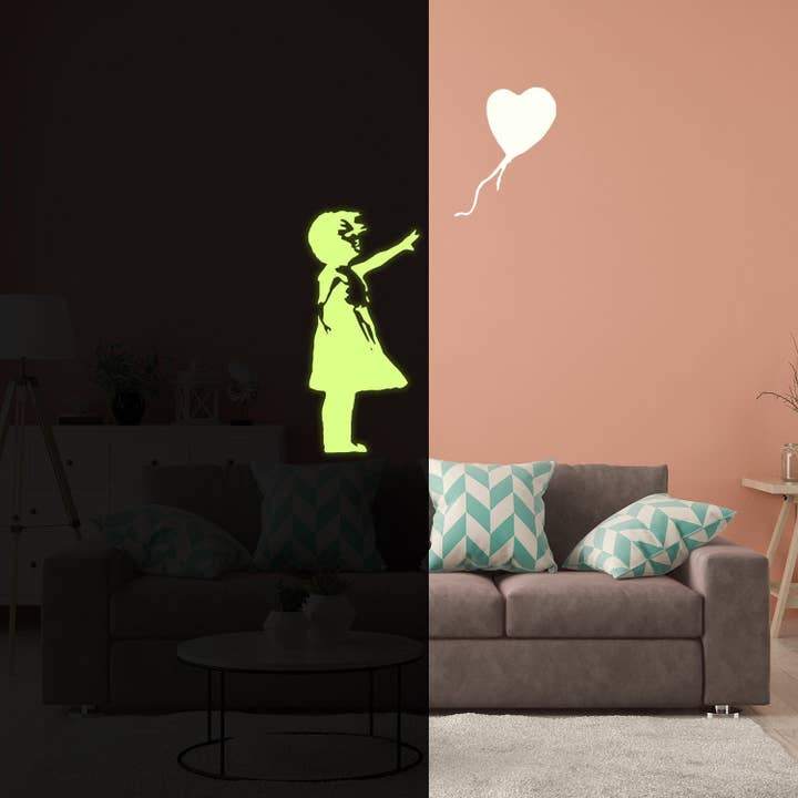 Vinilo adhesivo de pared que brilla en la oscuridad - calcomanía luminiscente/neón que brilla por la noche para habitación infantil para venta al por mayor de Decords