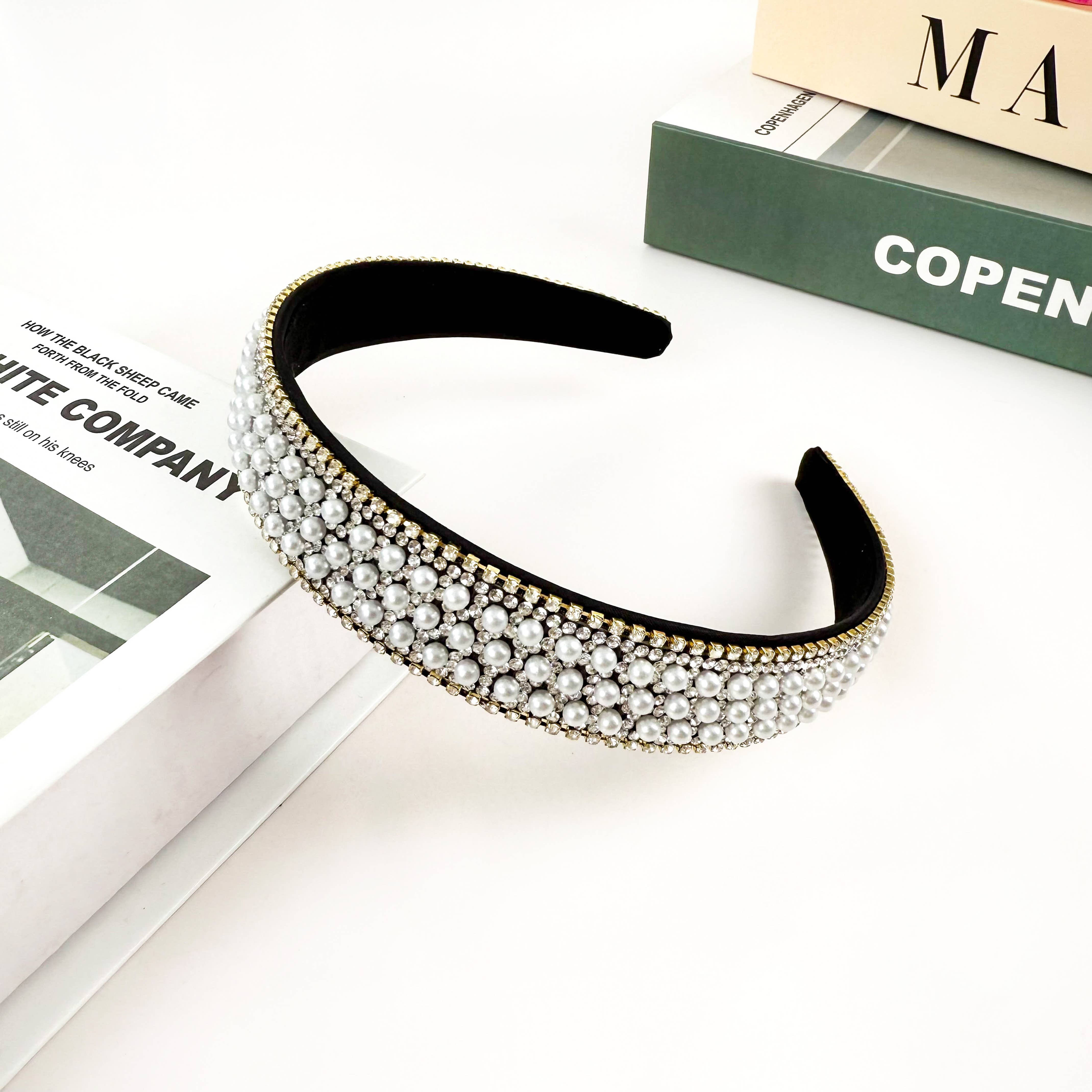 Tourtiwi – wholesale Fashion headband – women's – Bright Multi-Color Diamond Headband3