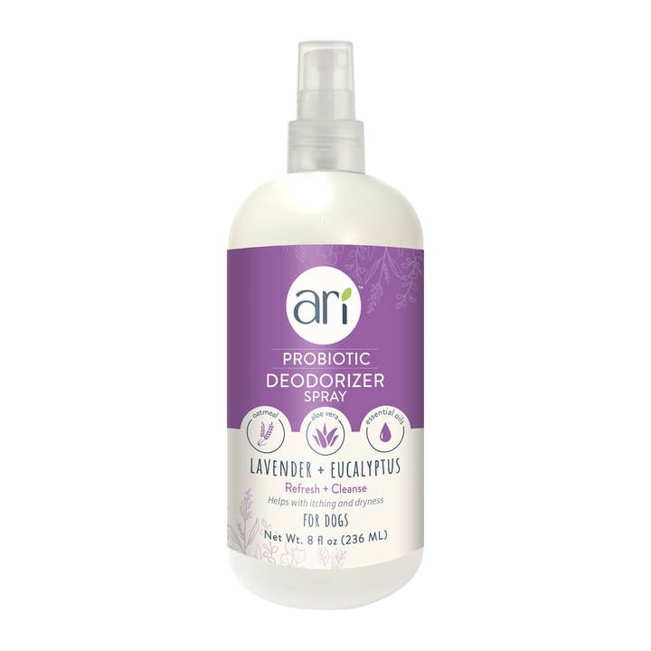 Health Extension Pet Care - Wholesale Pet Deodorizing Spray - ARI Probiotic Deodorizer Spray – LAVENDER + EUCALYPTUS
