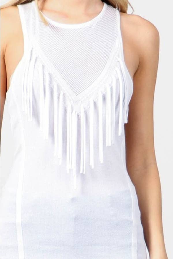 Hesperus - Wholesale Knit Top - Women's - TEXTURED TOP WITH FRINGE13