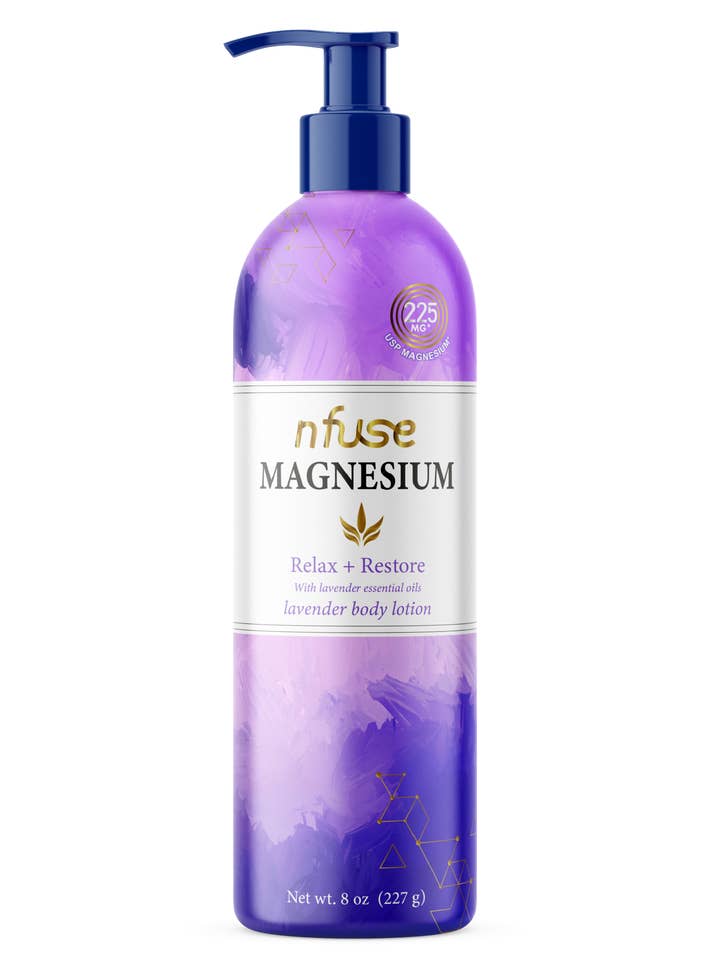 Lotion topique au magnésium à la lavande : Relaxer pour la vente par nfuse