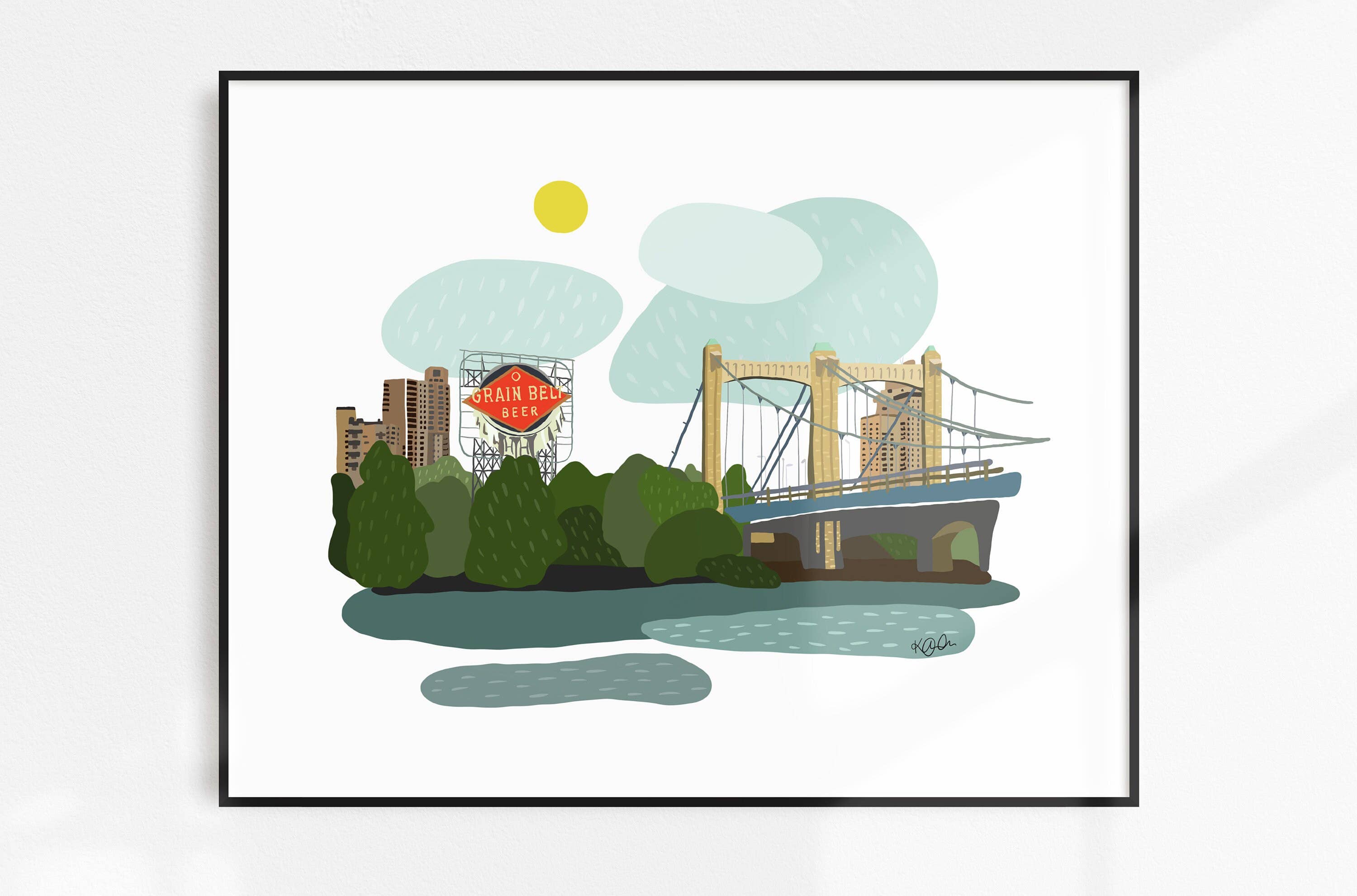 Karlie Joy - Wholesale Art Print - Grain Belt Beer - Minneapolis, MN0