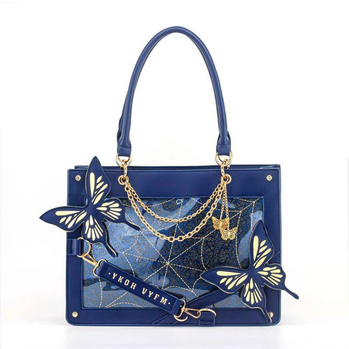 SALINA TRADING INC - Wholesale Top Handle Bag - Women's - Women Fashion Creative Gothic Maze Butterfly Handbag1