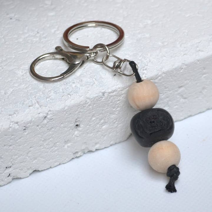 Pawfect Love - Venta al por mayor Llavero - Mujer - Llavero con diseño de caniche negro hecho a mano en arcilla polimérica0