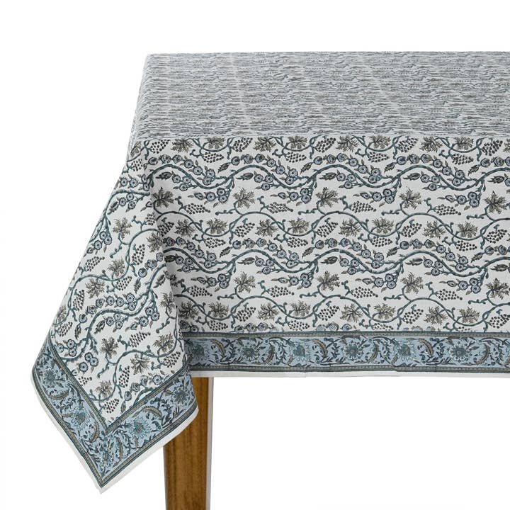 Fabricrush - Vendita all'ingrosso Tovaglie - Tovaglia rettangolare in cotone Fabricrush Baby Blue Eyes4