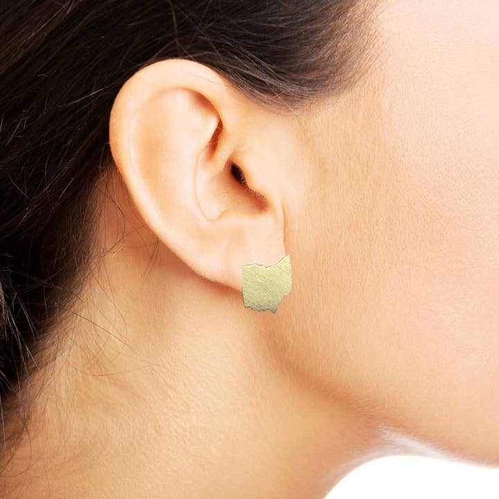 Elby Designs - Vendita all'ingrosso Orecchini pendenti - State Studs - Orecchini Ohio State3