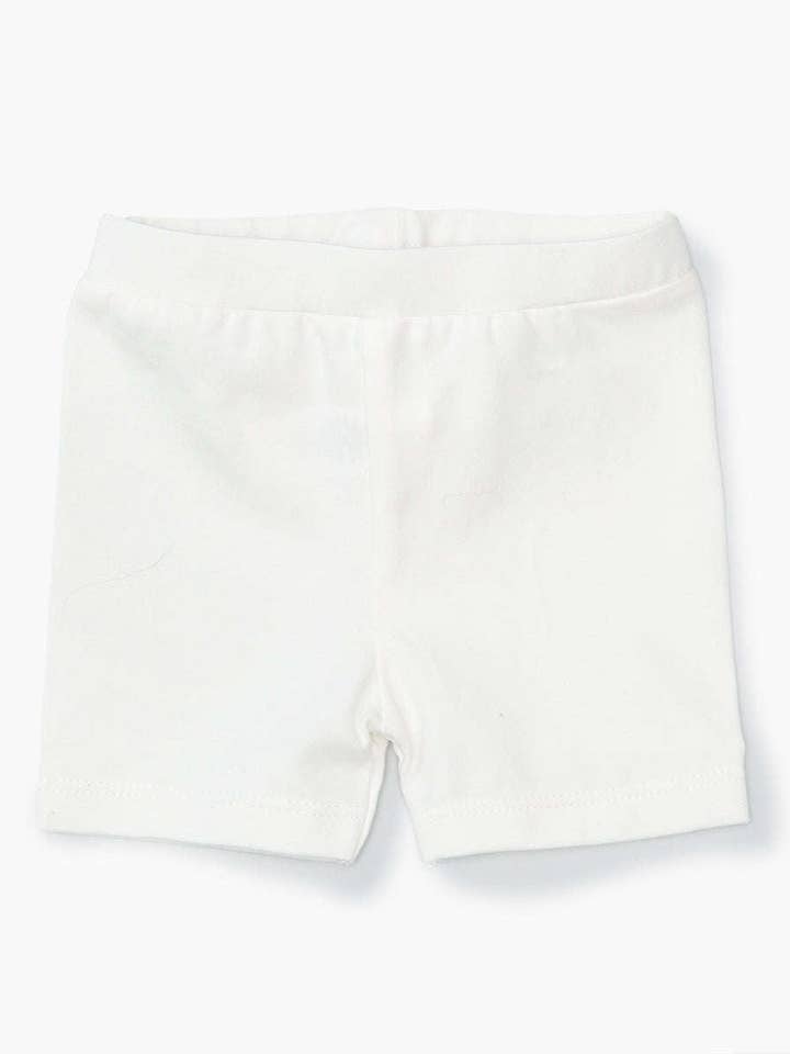 Bicycle Shorts_White for wholesale by Monica + Andy