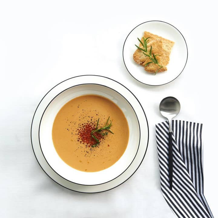 ASA Selection - Wholesale Bowl - À TABLE LIGNE NOIRE Fine Bone China Bowls *2-3 MO Lead Time