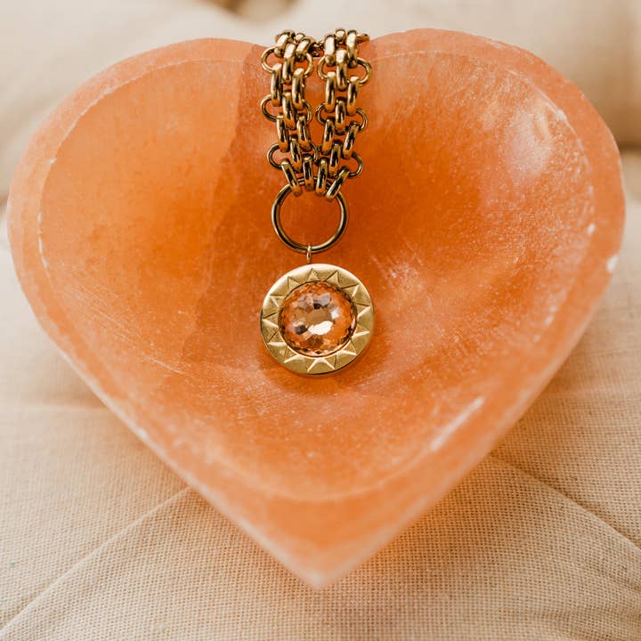 Ounce of Soul - Wholesale Pendant/Charm Necklace - Statement Sunburst Necklace4