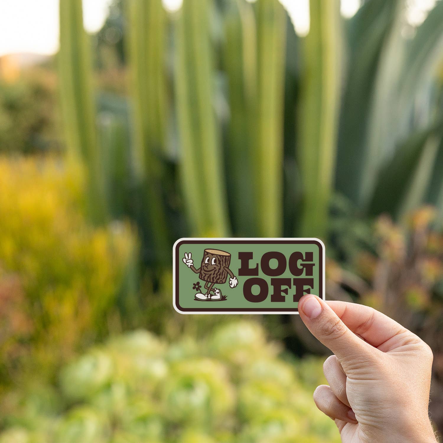 Squatchy - Wholesale Sticker - Log Off Sticker7