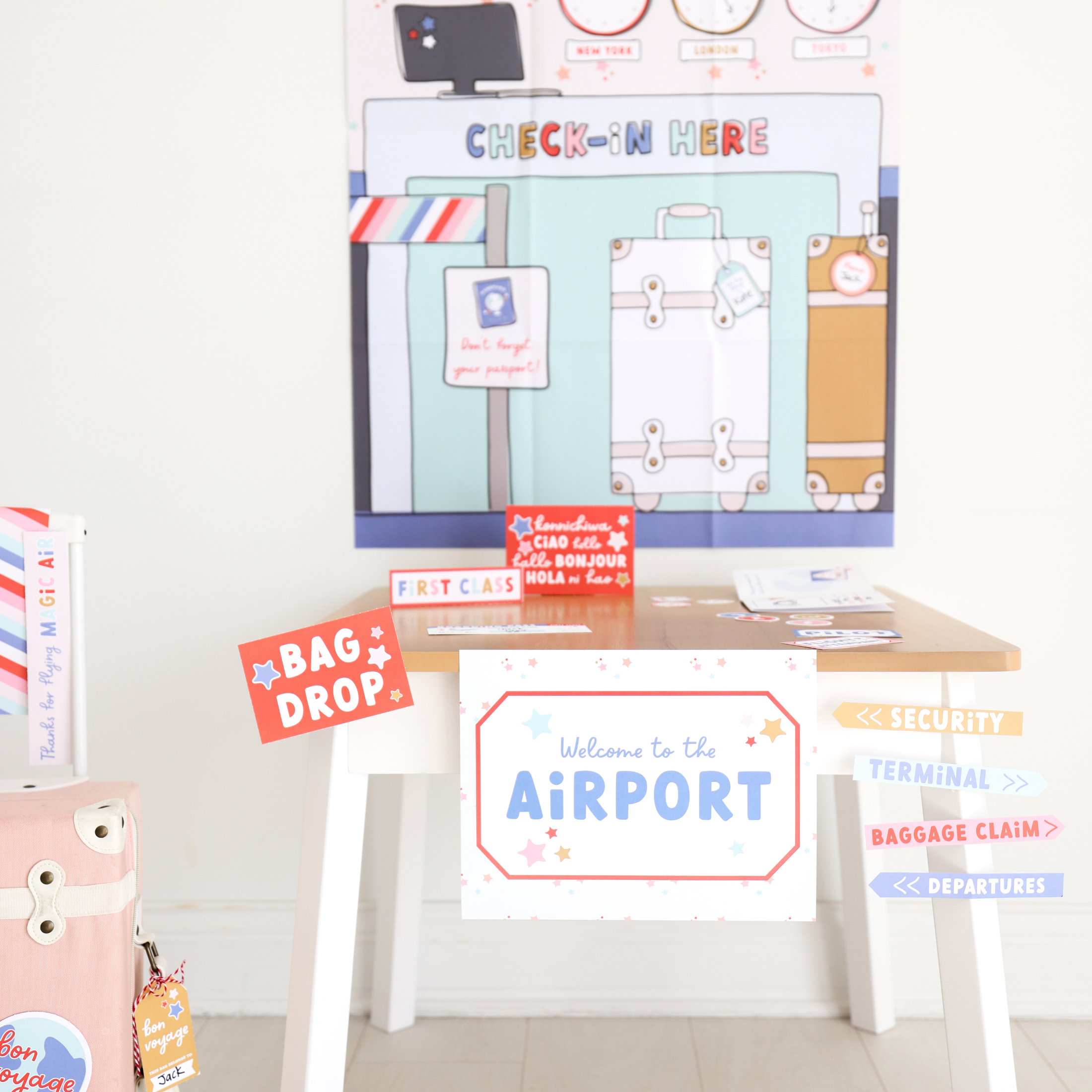 MagicPlaybook - Wholesale Toy Set - Kids - Airport Pretend Play Kit for Kids – Interactive & Creative3