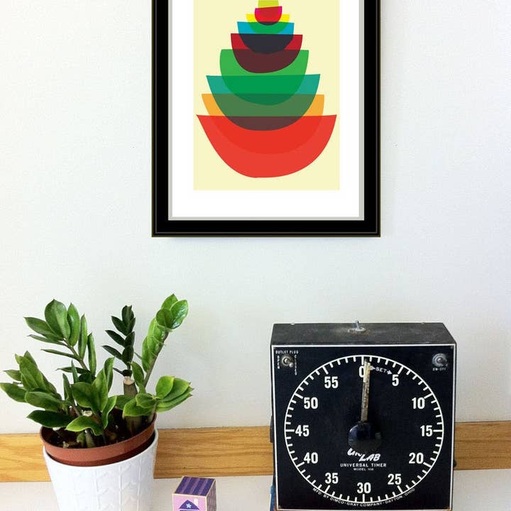 strawberryluna - Wholesale Art Print - Giclee Kitchen Art Print Bowl Stack - Kitchen Print5