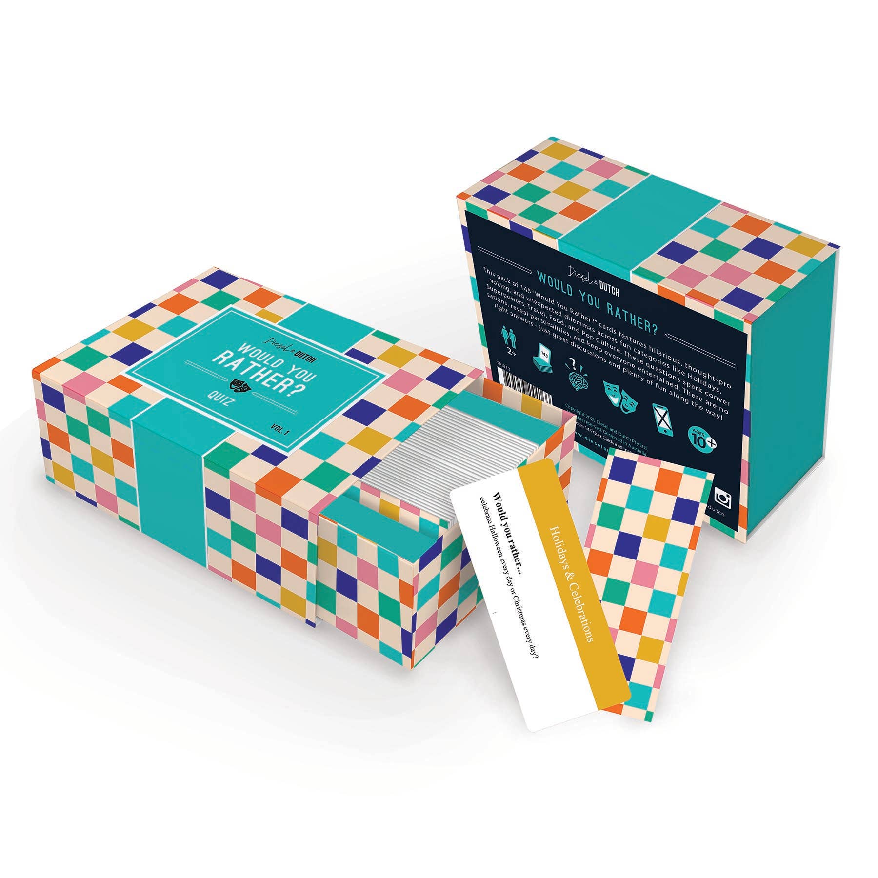 Diesel & Dutch - Wholesale Card game - Would You Rather? Trivia Box1
