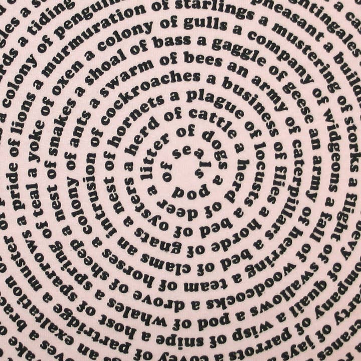 Xenotees - Wholesale Graphic Sweatshirt - Women's - Cozy Collective Animal Nouns Sweatshirt, Bookish Word Lovers5