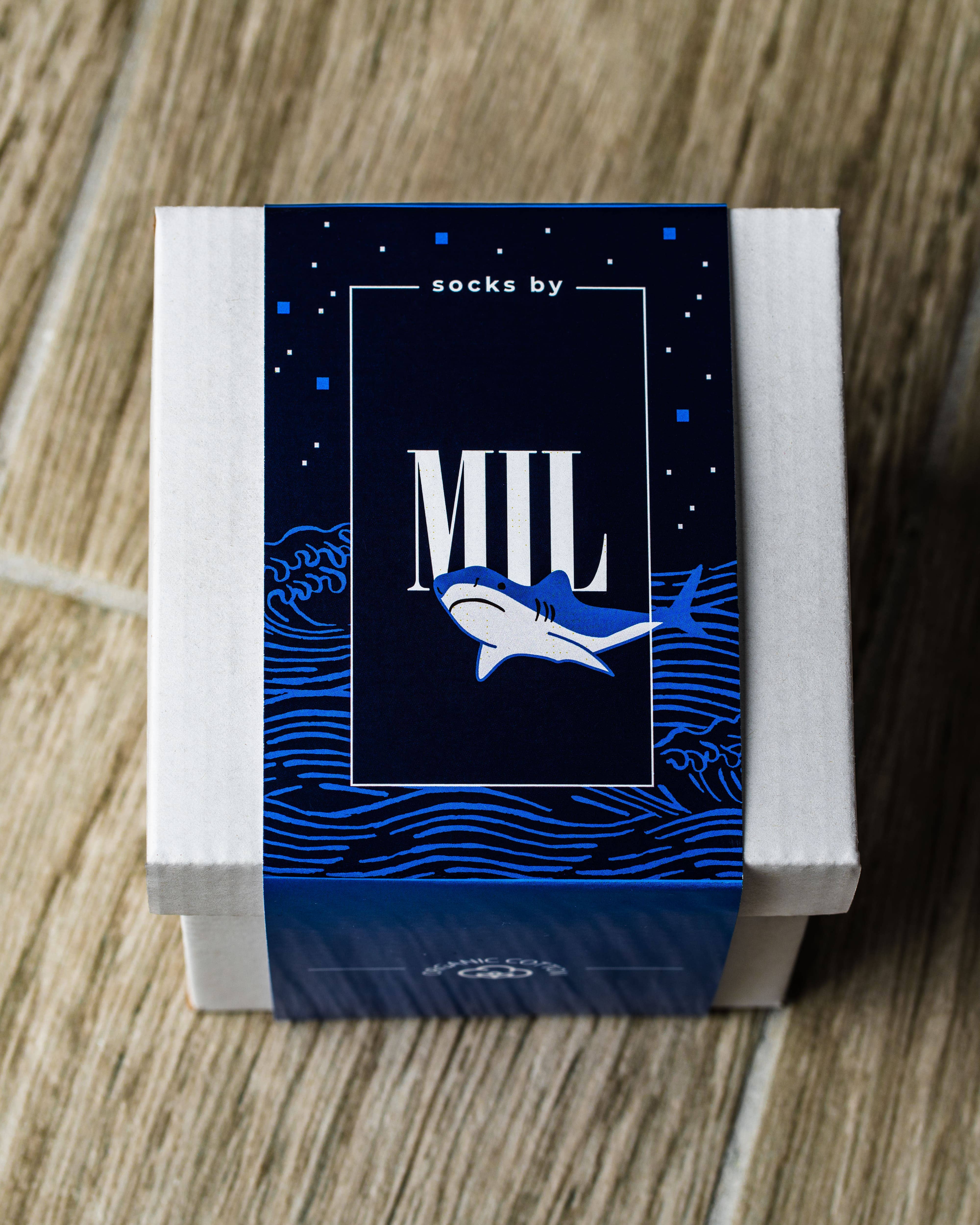 MIL - Wholesale Socks - Unisex - 3p Socks Box| GOTS Organic cotton| MIL1