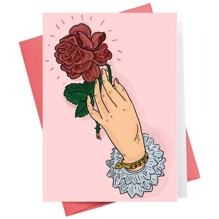 Main de Saint-Valentin | Carte de vœux Love pour la vente par Inkwell Cards