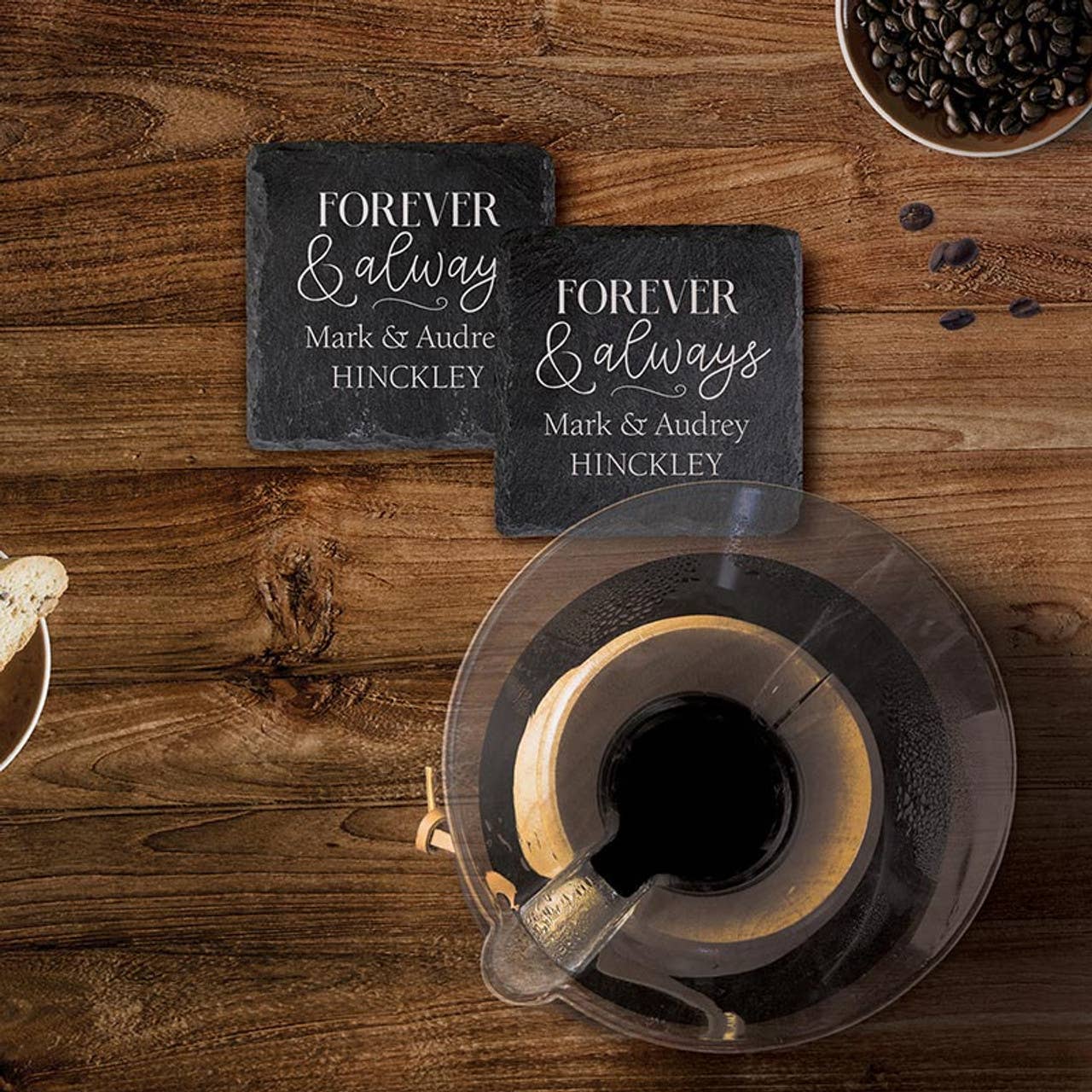 P. Graham Dunn - Wholesale Coasters - Square Slate Coaster - 4/pk6