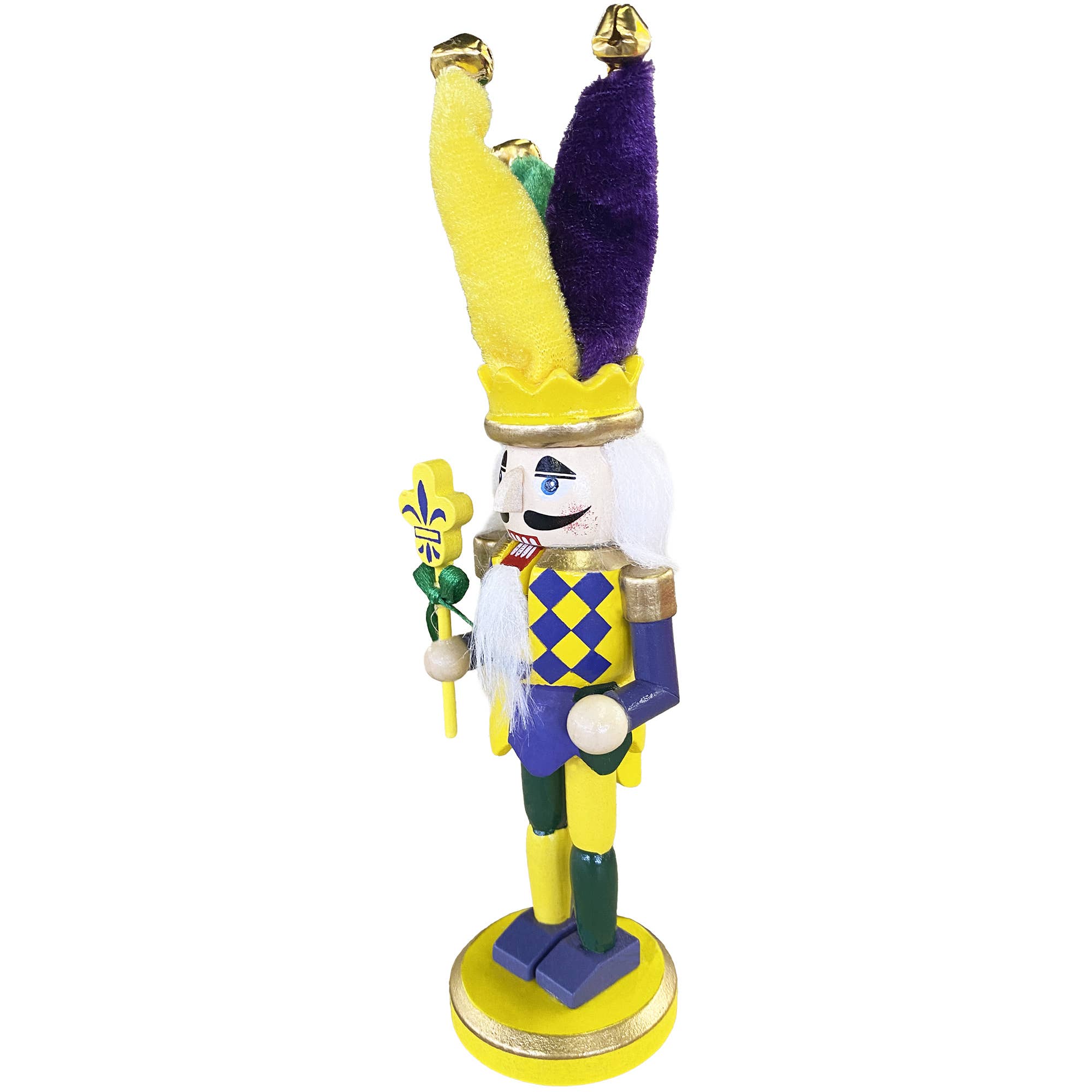 Santa’s Workshop Inc. - Vente Casse-noisette de Noël - Ornements Casse-Noisette de Mardi Gras de 15 cm, Ensemble de 61