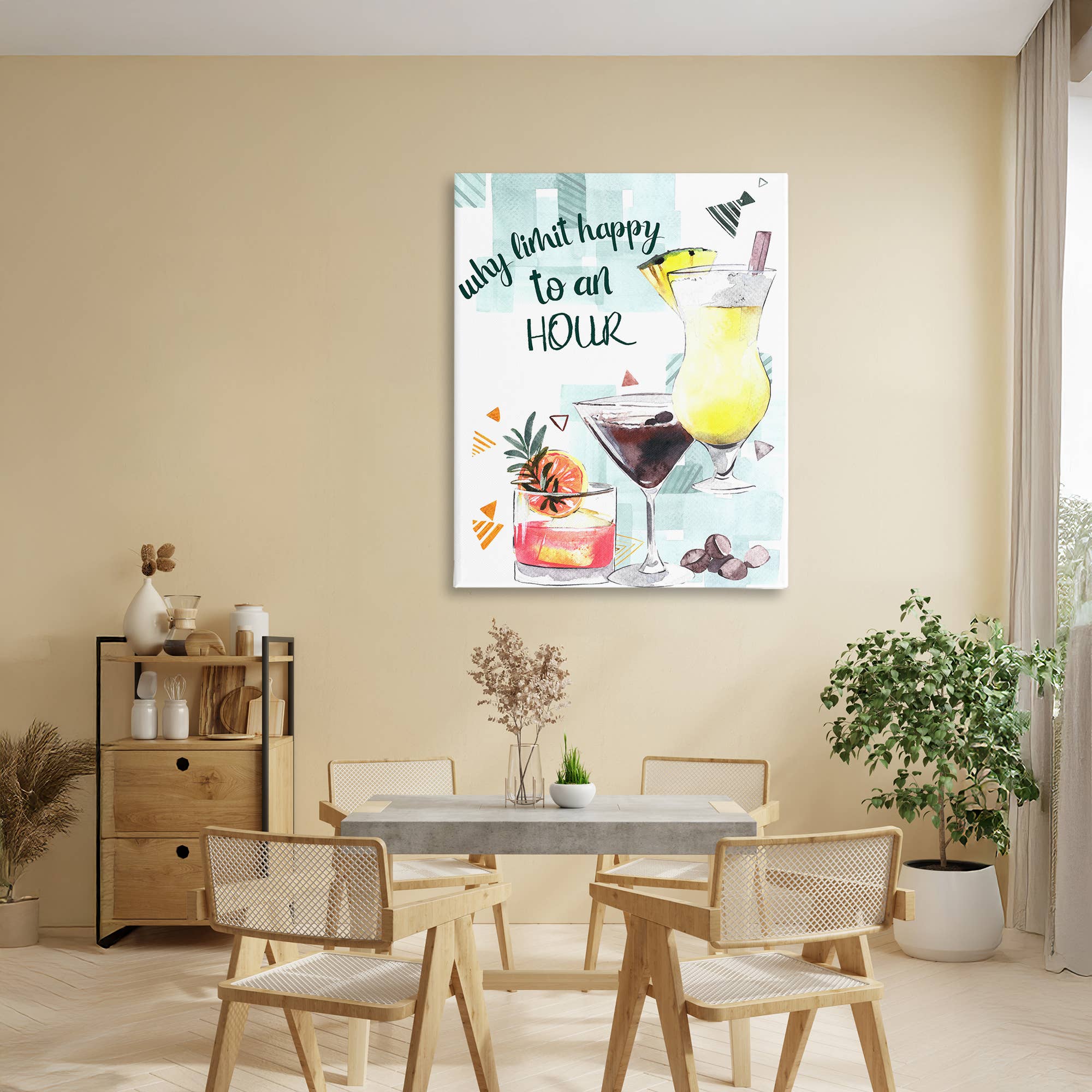 Stupell Industries – wholesale Wall sign – Why Limit Happy To An Hour - Unframed Wall Art4