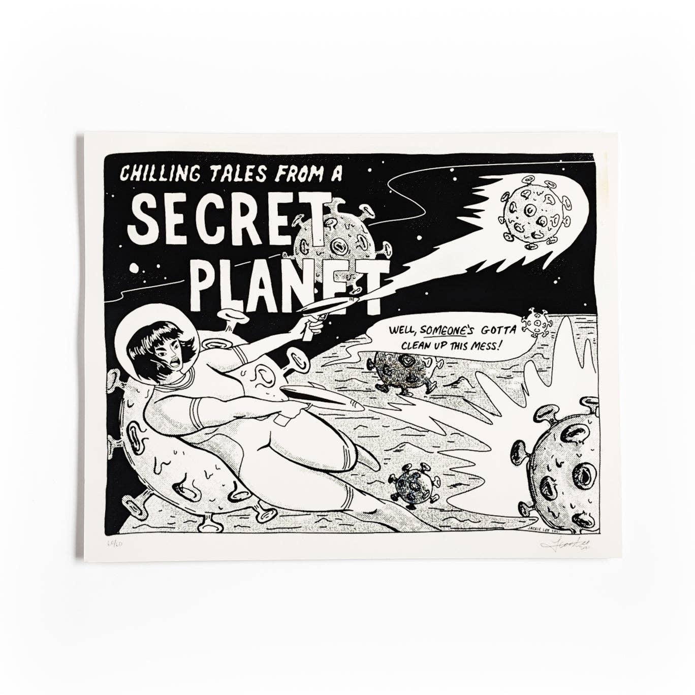 Secret Planet - Wholesale Art Print - Chilling Tales from a Secret Planet LTD ED Print