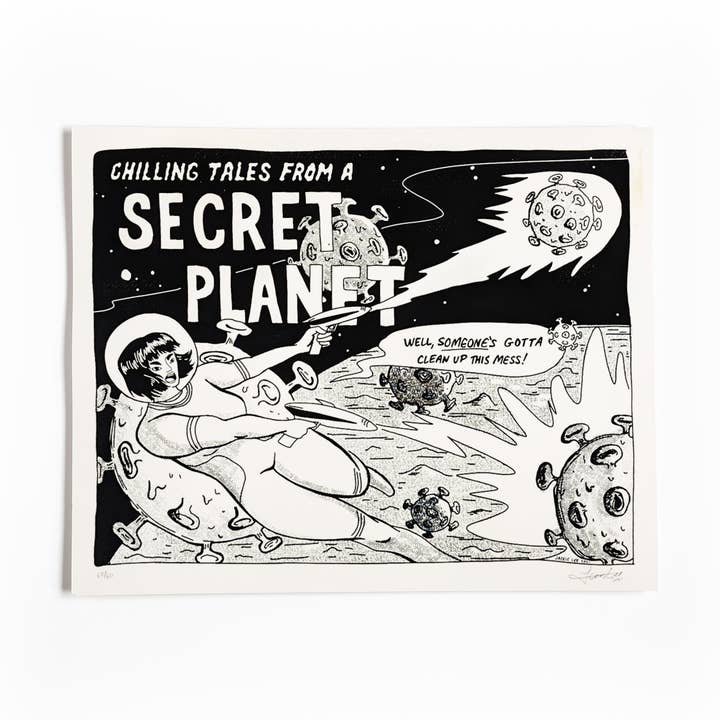 Secret Planet - Wholesale Art Print - Chilling Tales from a Secret Planet LTD ED Print0