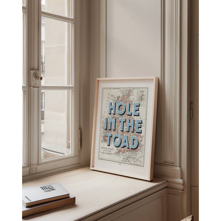 Timmy Loves - Wholesale Art Print - Hole In The Toad - Great Britain Map Art Print3