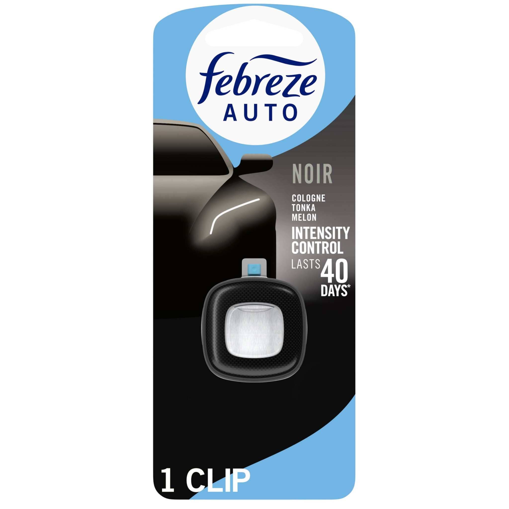 Bam Deals - Wholesale Car Freshener - Unisex - Febreze Auto Car Air Freshener, Odor-Fighting Car Vent Clip, Noir1