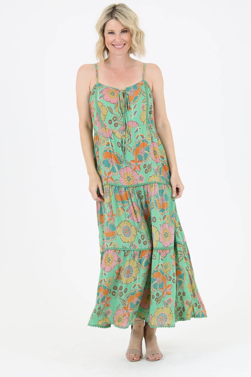 Nostalgia - Wholesale Dress - Women's - N4176-FP78 MAXI DRESS1