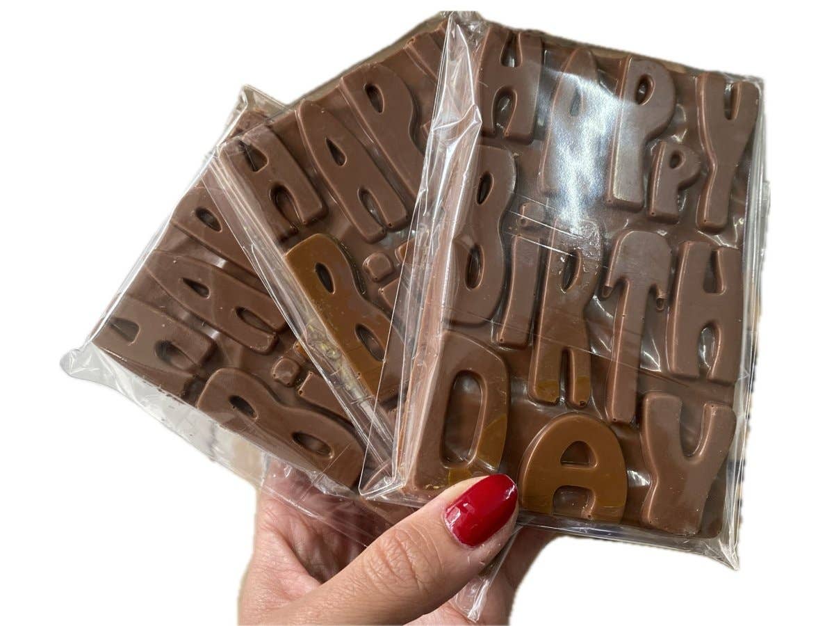 Aladdin - Wholesale Chocolate Box - Dubai Chocolate - Happy Birthday 3 Pieces in Gift Box1