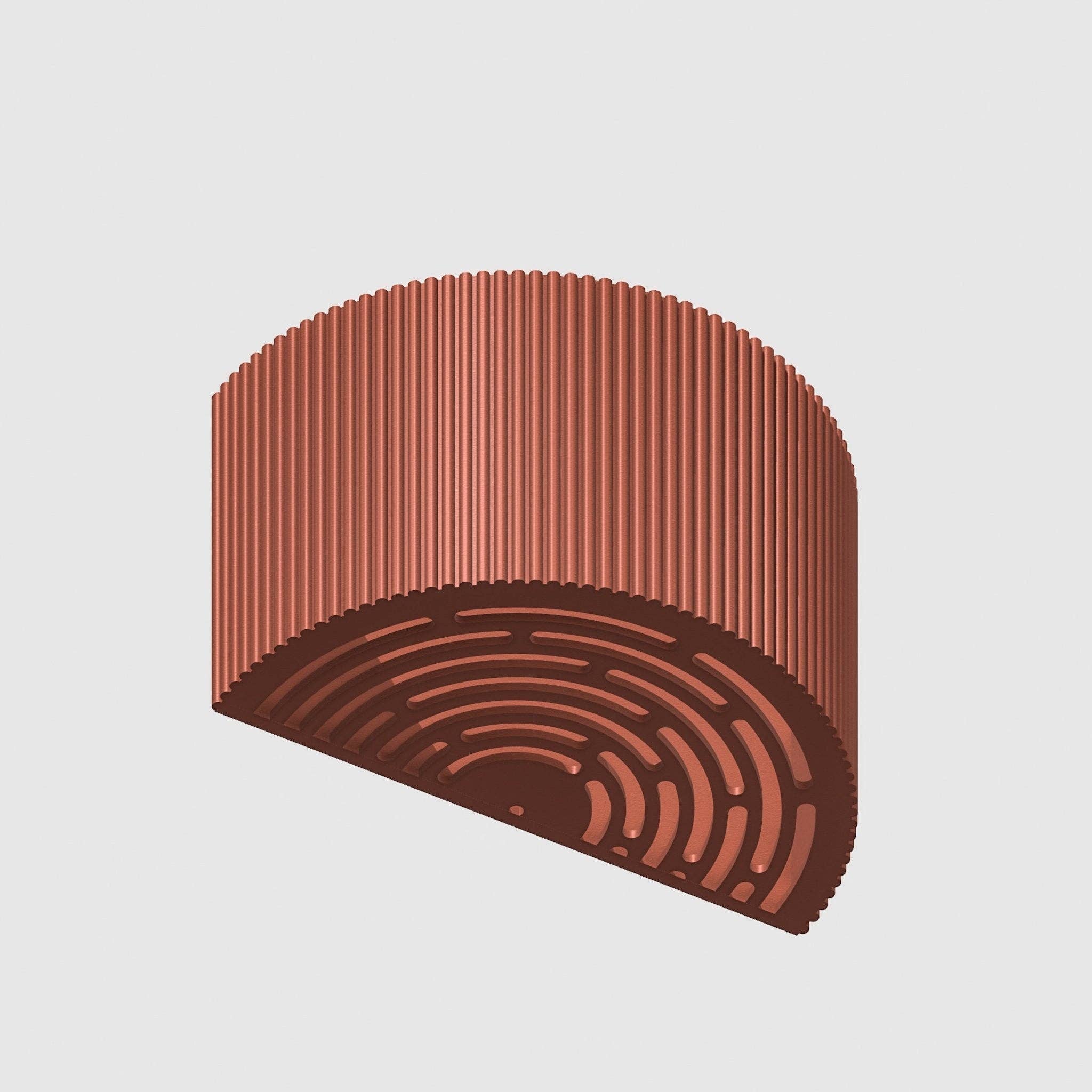 Rosebud Homegoods - Wholesale Wall Planter - Ribbed Wall Planter22