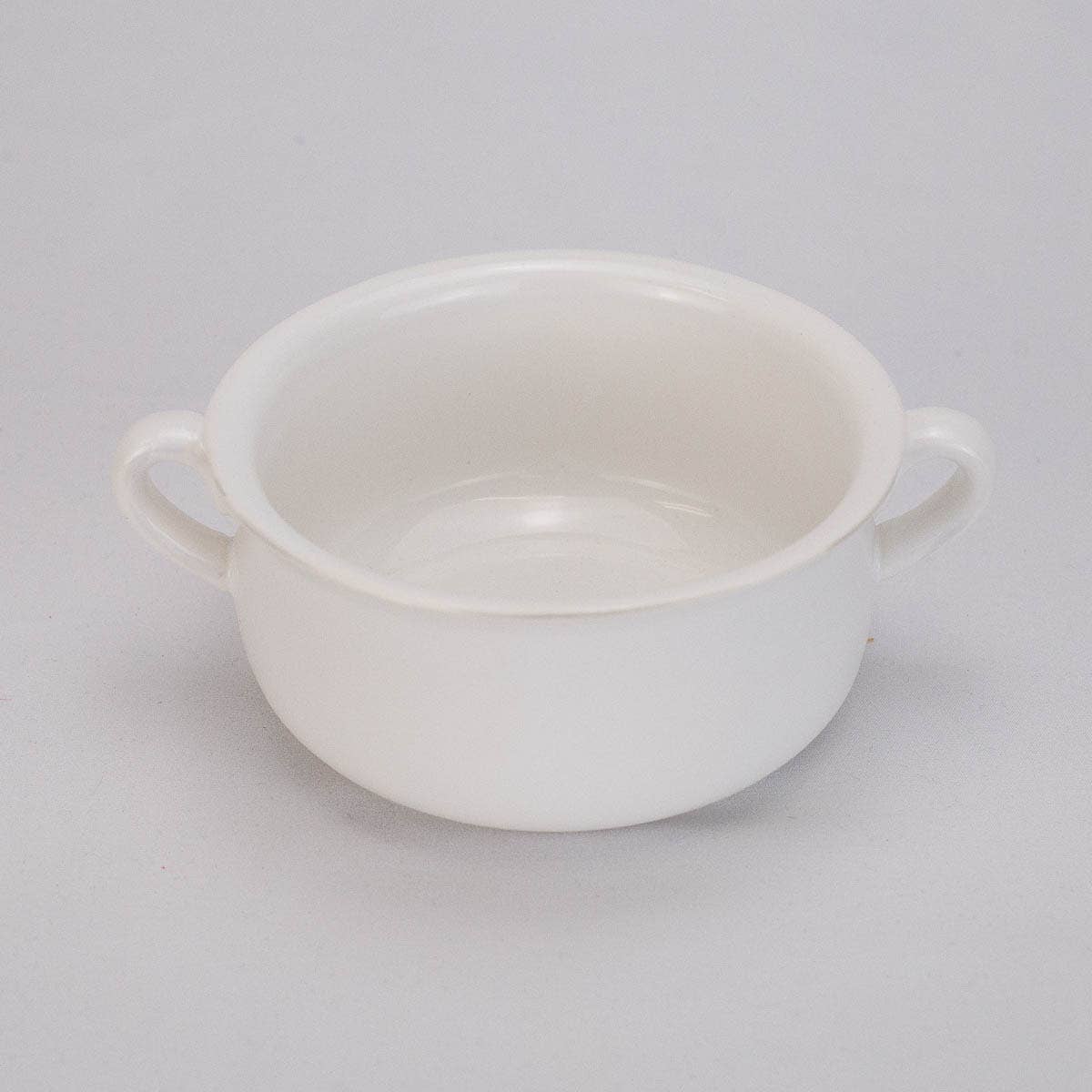 The Royal Standard - Wholesale Bowl - Classic Double Handle Bowl   White    7x2.75x5.51