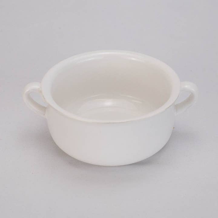 The Royal Standard - Wholesale Bowl - Classic Double Handle Bowl White 7x2.75x5.51