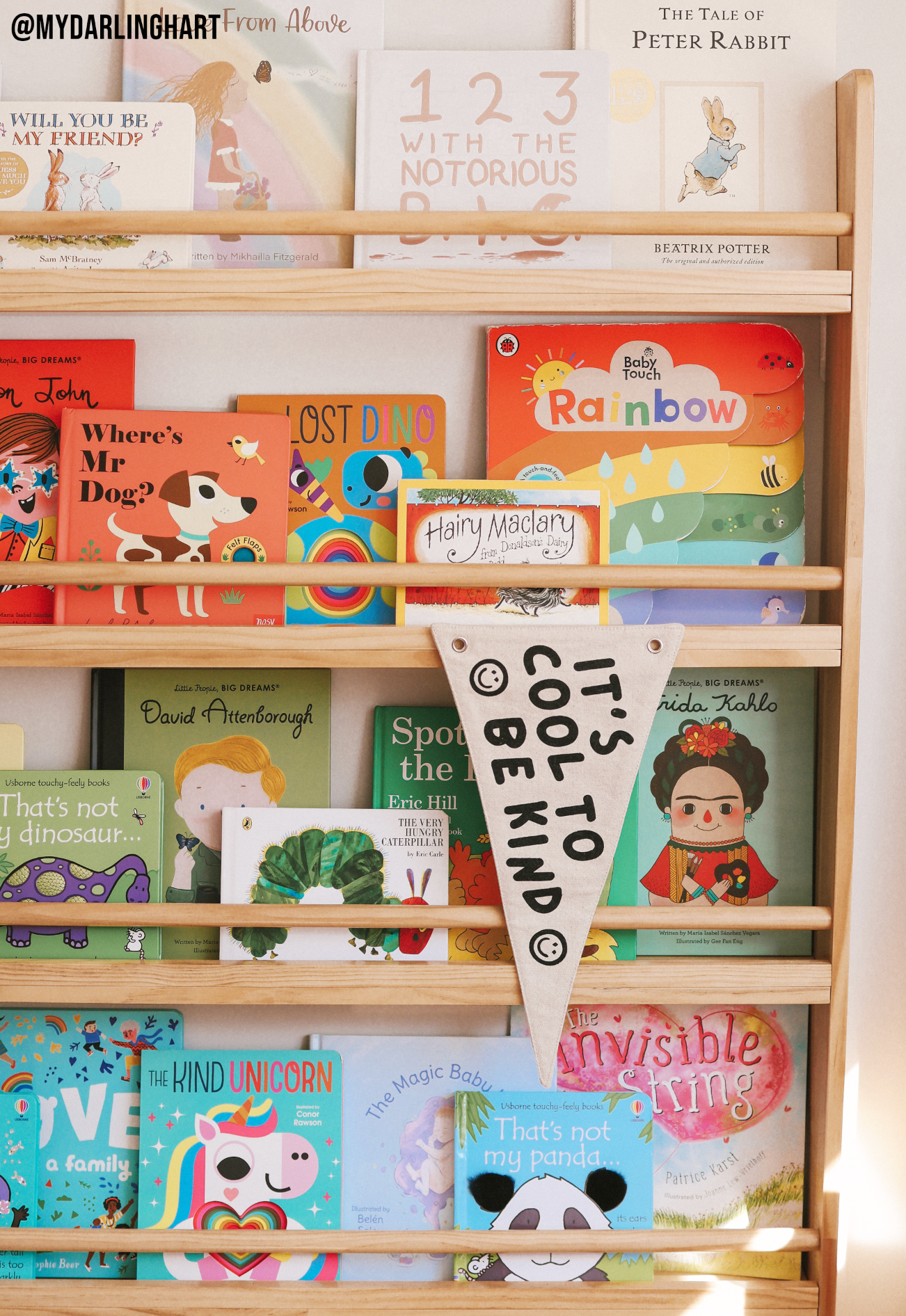 Cherrypick - Wholesale Flag - It's Cool To Be Kind Canvas Pennant Flag - Kids Decor1