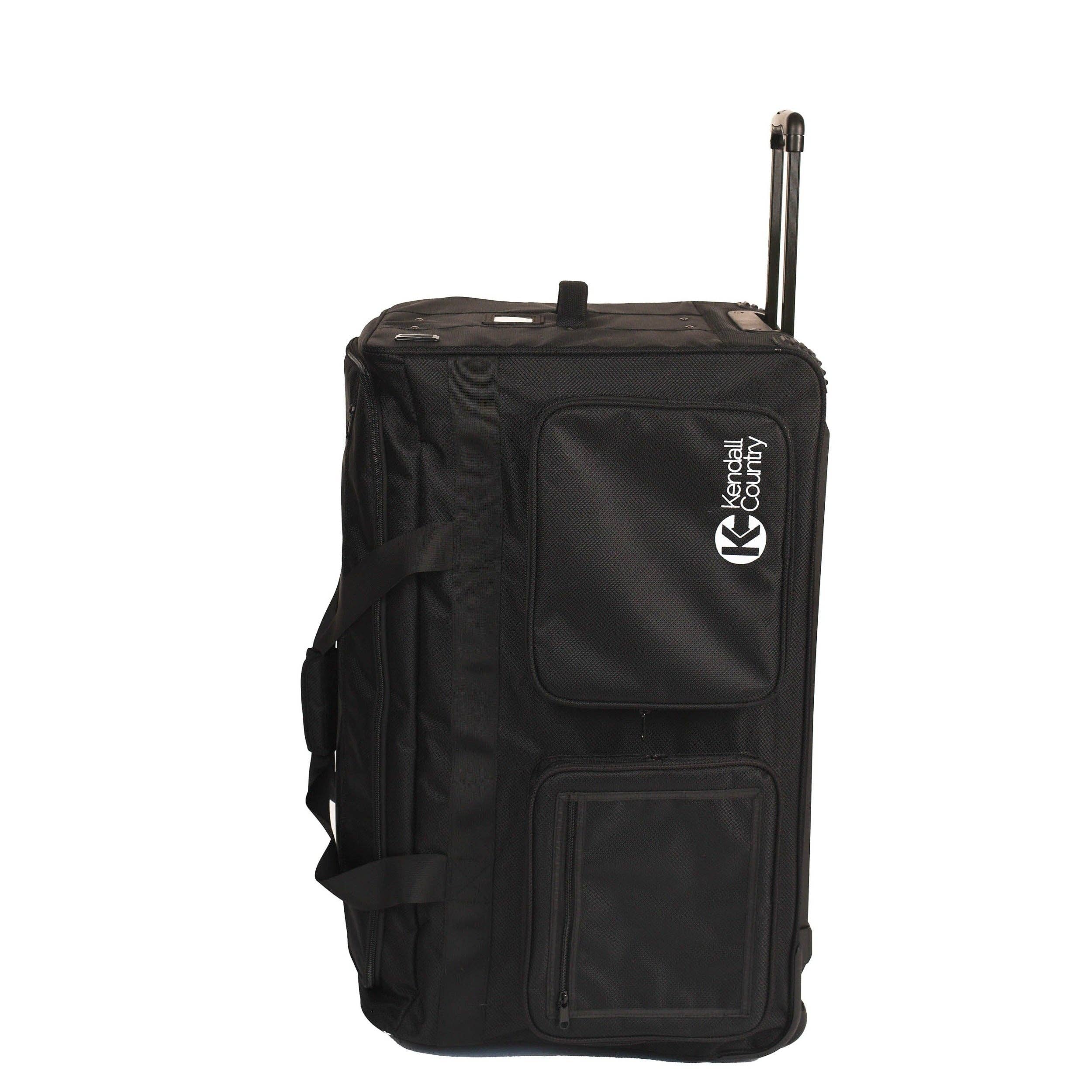 Kendall Country - Vente Valises - Sac de voyage à roulettes avec porte-vêtements - Noir Corbeau, très grand 76 cm5