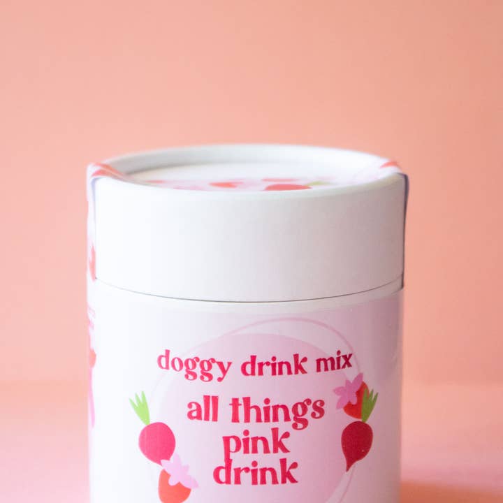 Barkley & Blue - Wholesale Pet Treats - Dog - All Things Pink Drink - Drink Mix for Dogs
