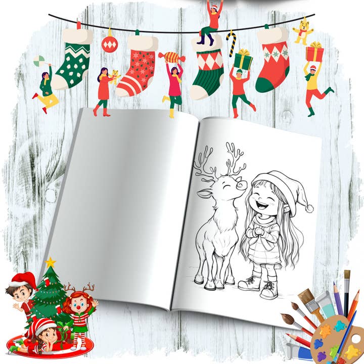 Yanican Color - Wholesale Coloring & Activity Book - Kids & Baby - Coloring Book - Christmas 8