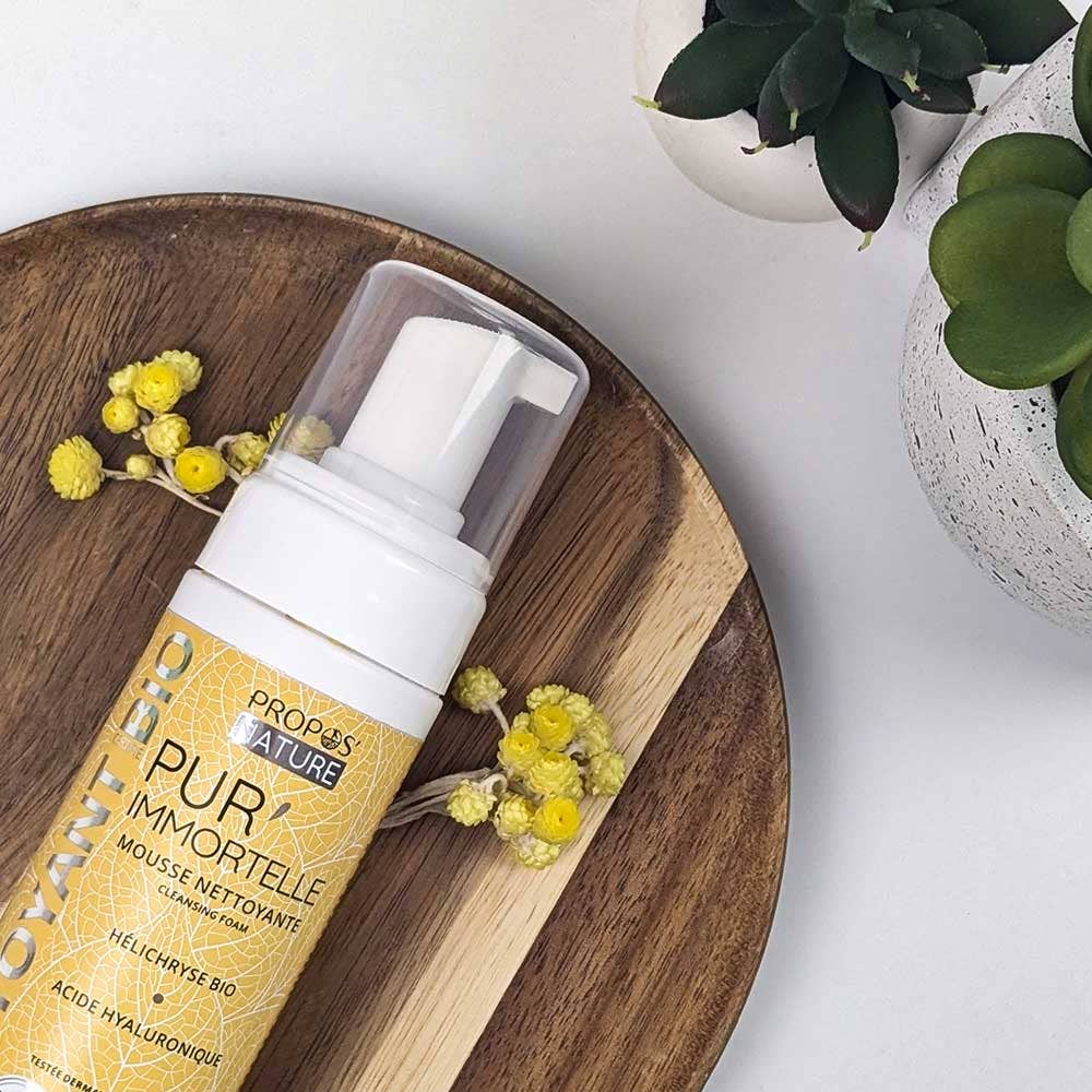 Propos'Nature - Wholesale Facial Cleanser - Pur'immortelle Organic Cleansing Foam - Makeup Remover - 150ml7