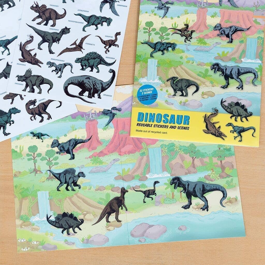 Rex B2B - UK – wholesale Sticker – Child & baby – Prehistoric Land Reusable Stickers And Scenes3