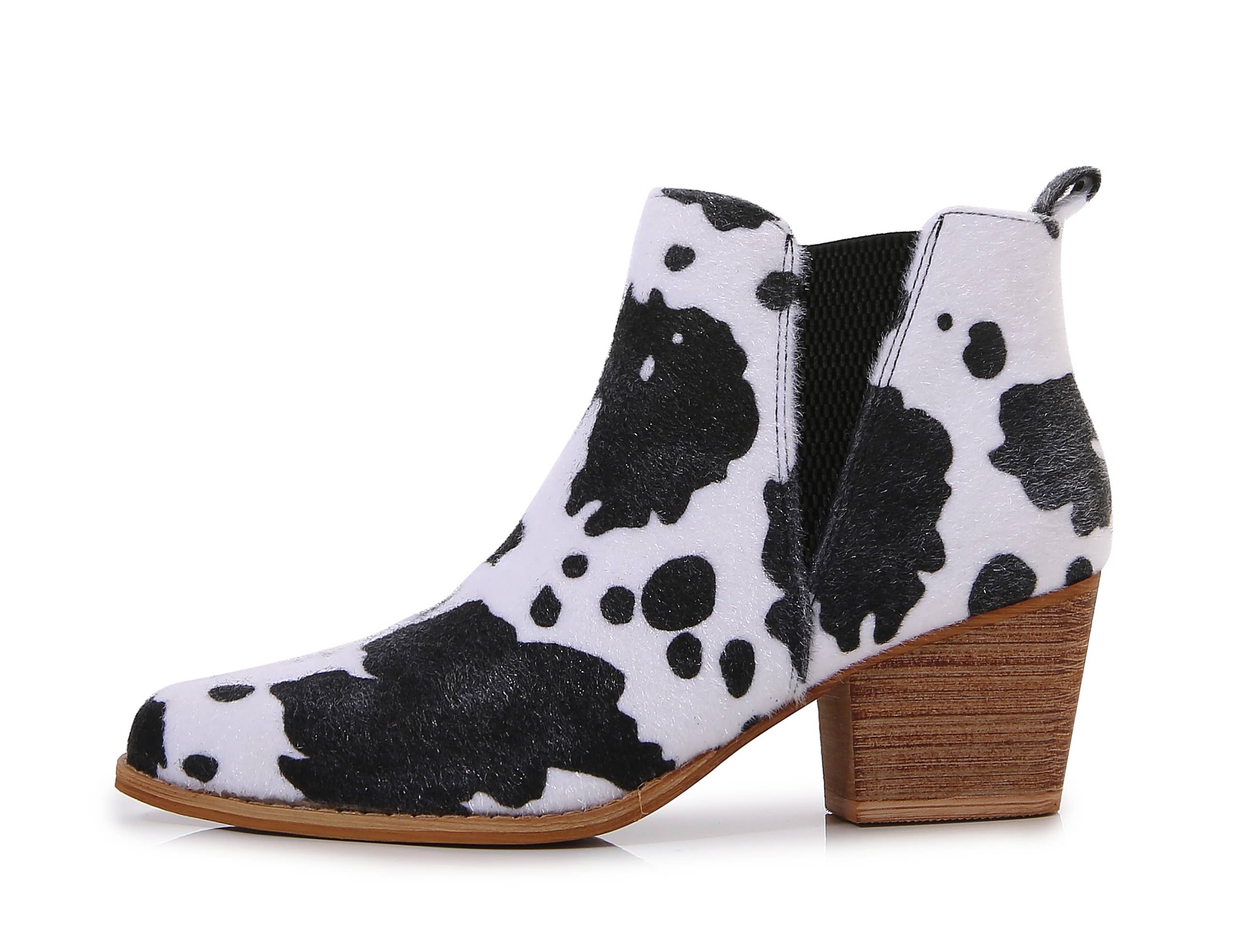 Shop Lev - Wholesale Booties - Women's - [PACK] Women Wooden Heel Slip on Casual Ankle Boots16