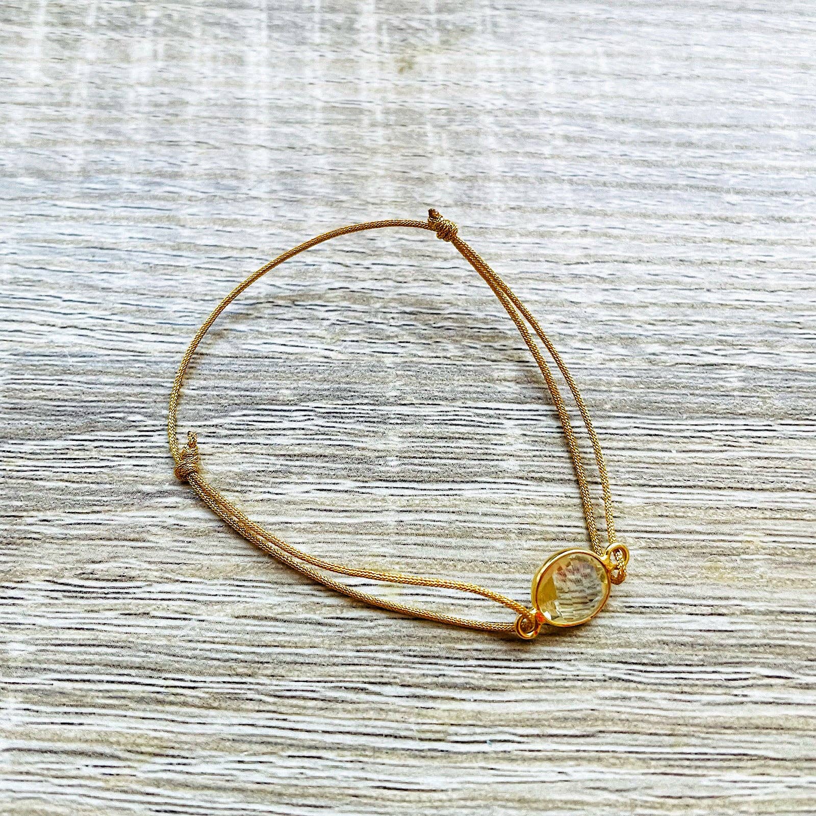 YSIE - Wholesale Charm/Dangle Bracelet - Alba sliding link natural stone bracelet0