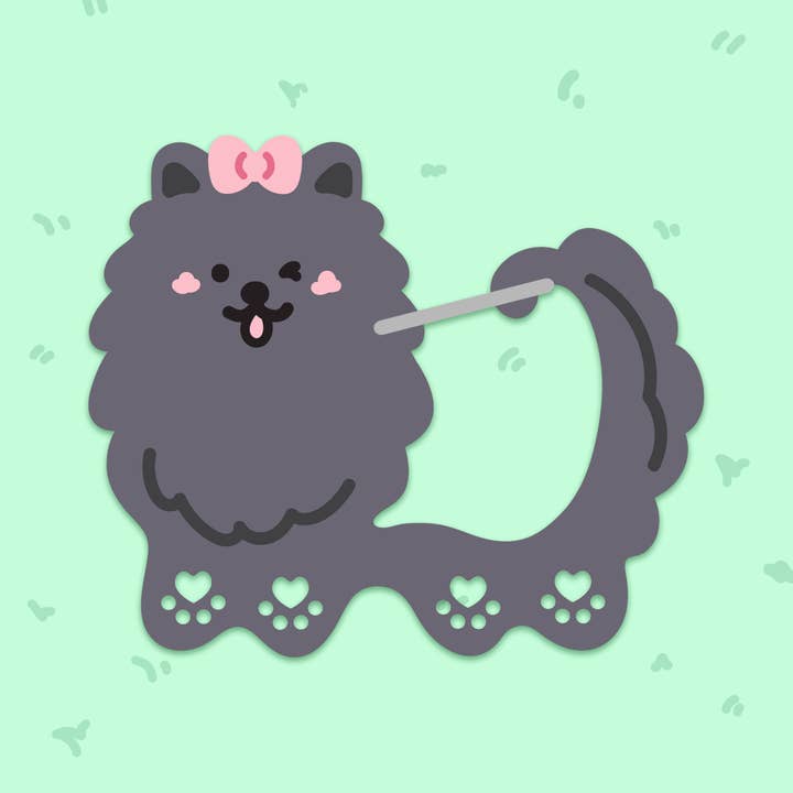 Cambrasine - Wholesale Keychain - Women's - Puppy Pal Acrylic Carabiner5