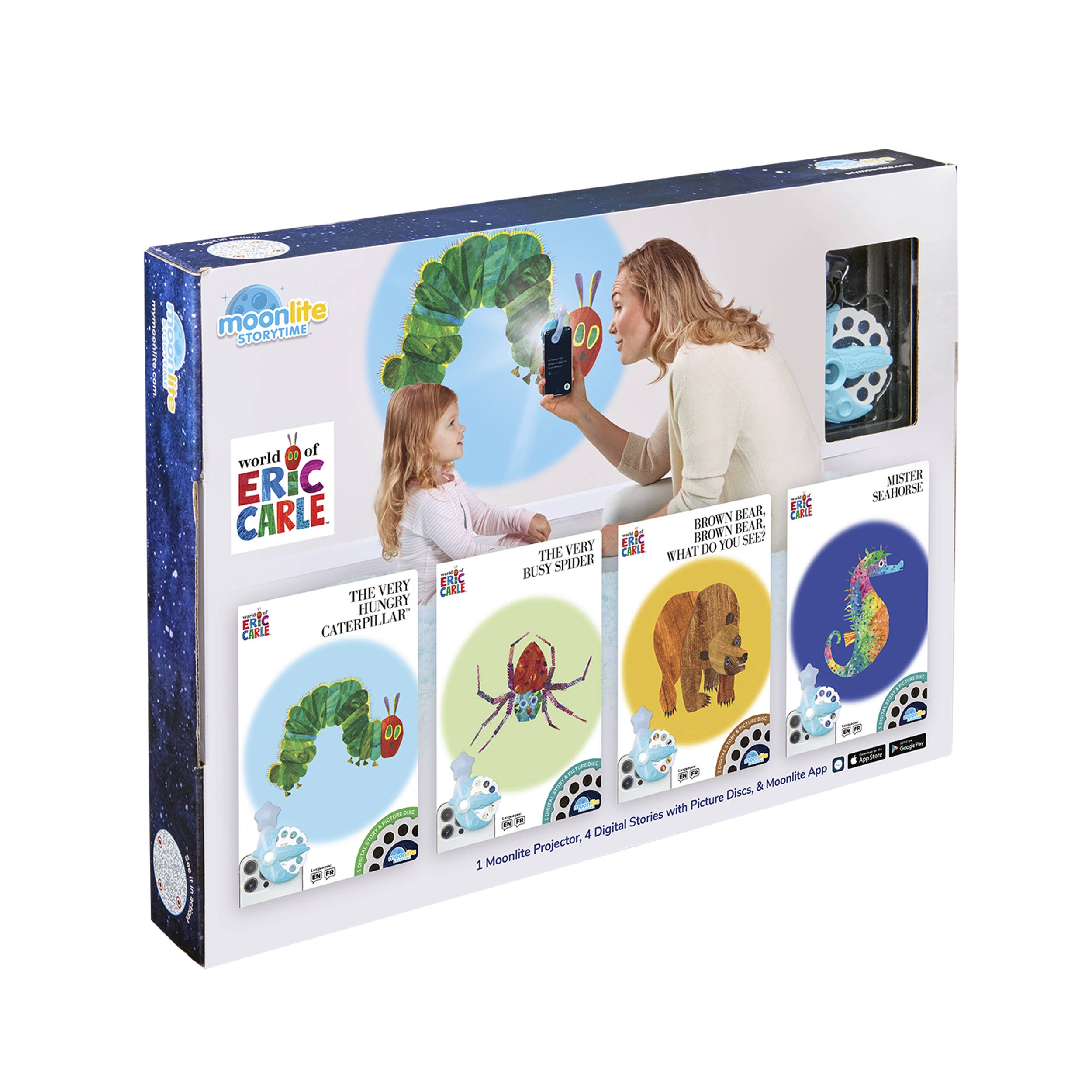 Moonlite Storytime - Wholesale Audio Story - Kids - Eric Carle 4-Story Collection with Projector