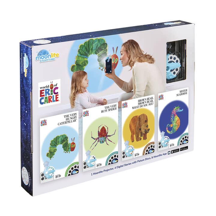 Eric Carle 4-Story Collection with Projector for wholesale by Moonlite Storytime