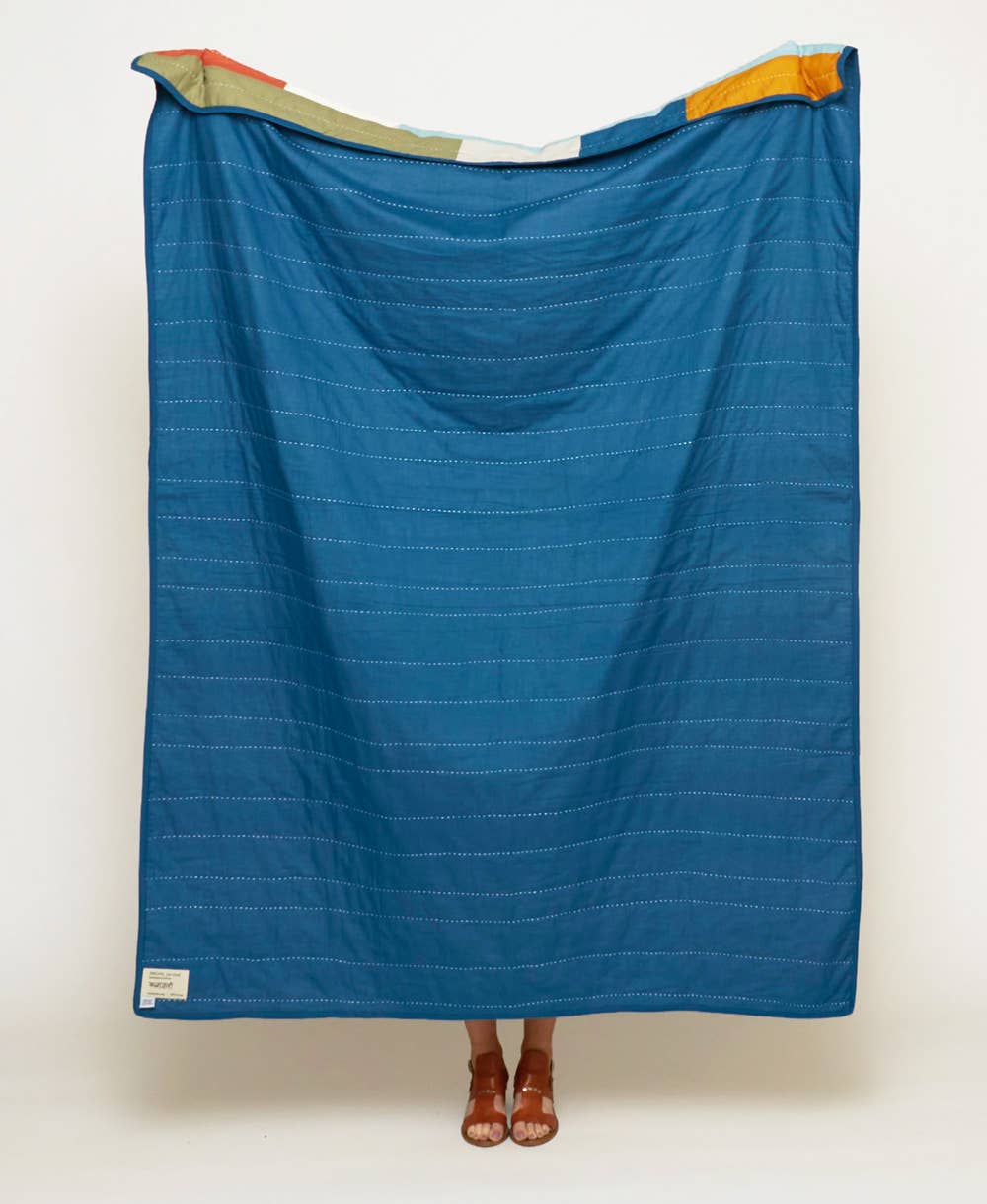 Anchal - Wholesale Throw Blanket - Stamp Quilt Throw2