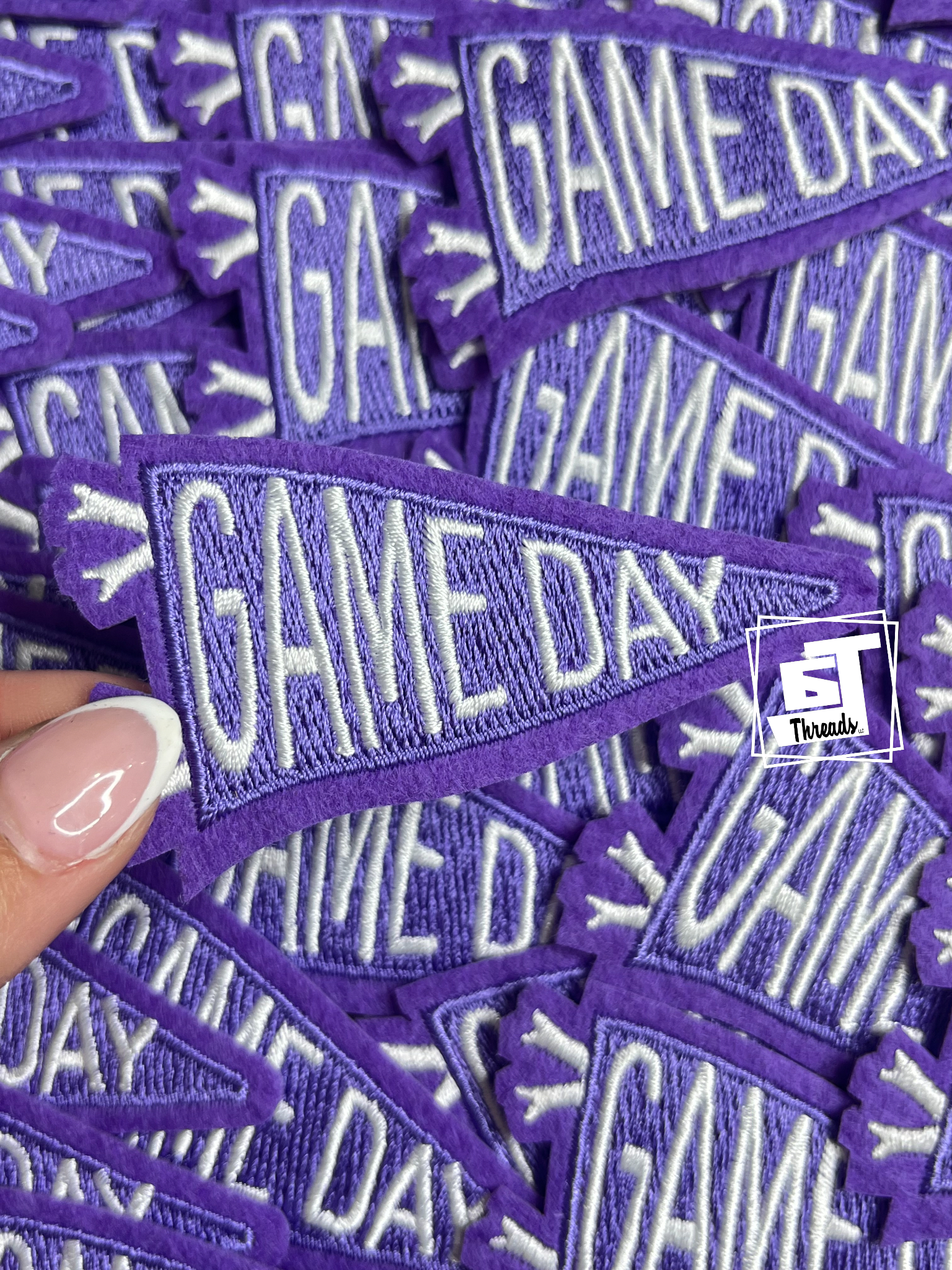 6j Threads LLC - Wholesale Patch - Game Day Pennants....Cap Patches18