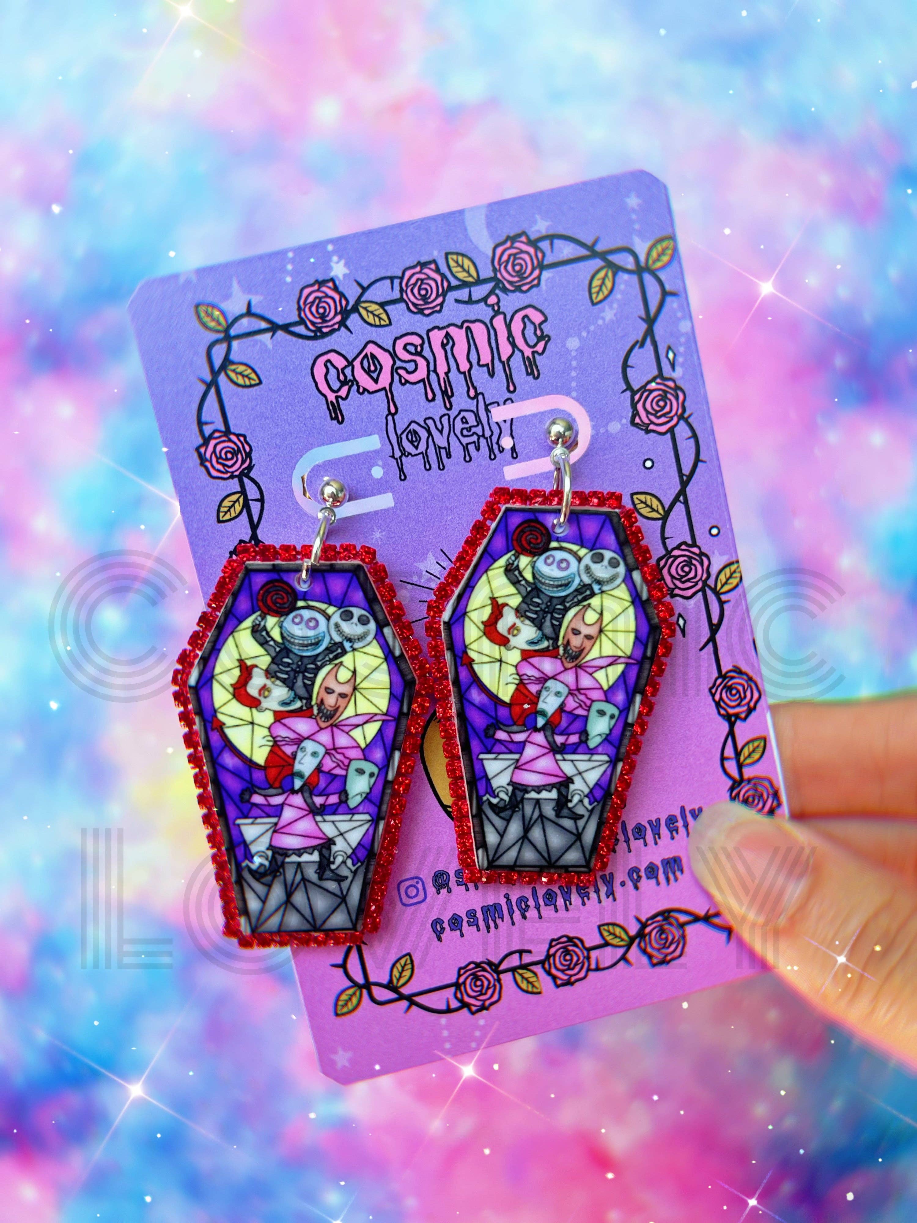 Cosmic lovely - Venta al por mayor Pendientes colgantes - Pendientes de ataúd de NBC1